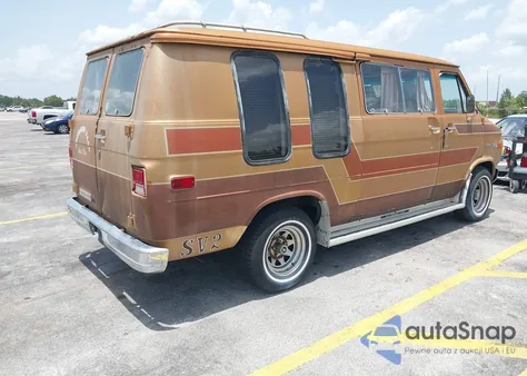 1981 Chevrolet G20 z USA, uszkodzony, nr VIN 1GCEG25H2B7144798